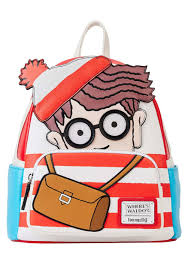 Loungefly Where's Waldo Cosplay Mini Backpack