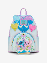 Loungefly Disney Lilo & Stitch, Angel & Stitch Hot Air Balloon Mini Backpack