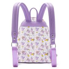 Loungefly Disney Parks Figment Iridescent Holographic AOP Mini Backpack