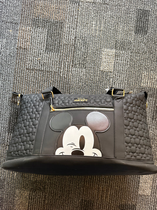 Disney Winking Mickey Black Weekender duffle