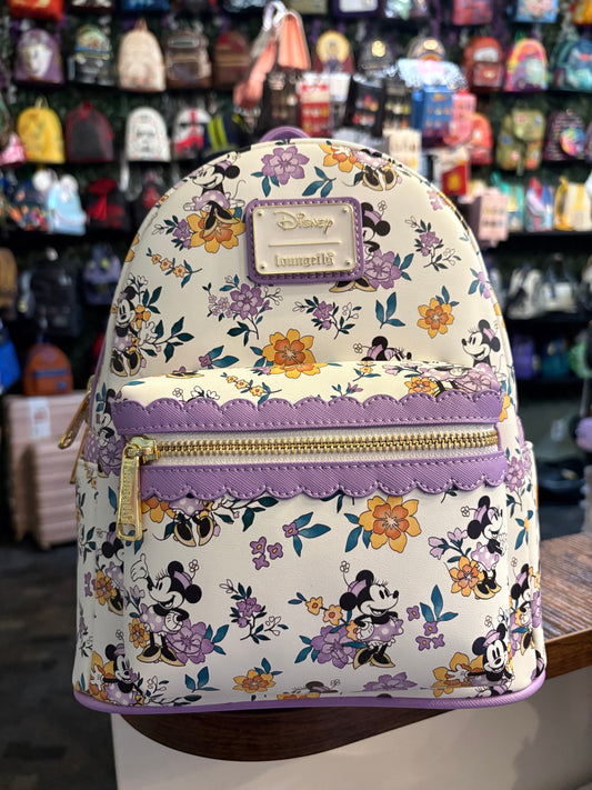 Loungefly Disney Minnie Mouse Floral mini Backpack