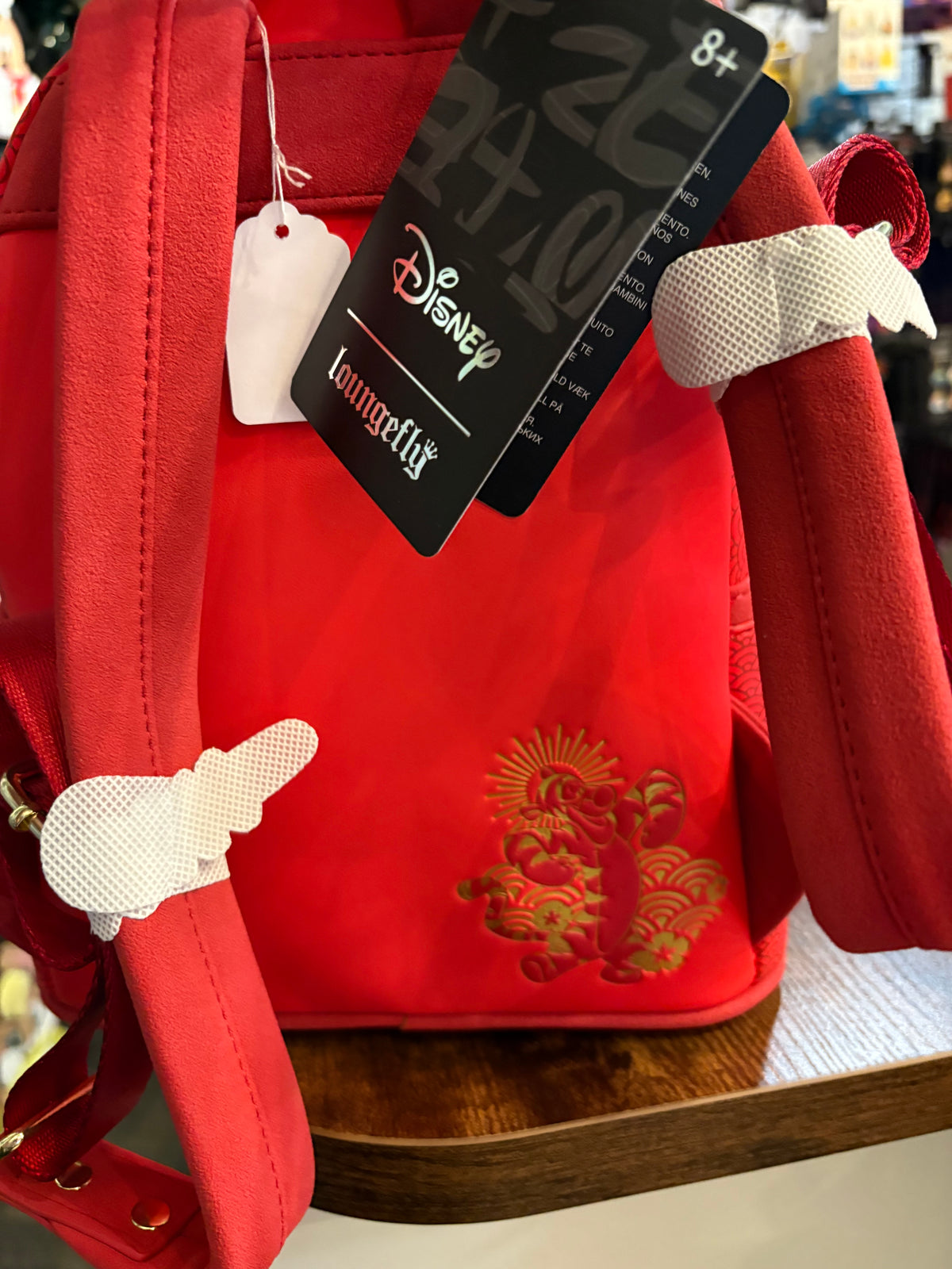 Loungefly Disney Winnie the Pooh Tigger red and gold mini backpack