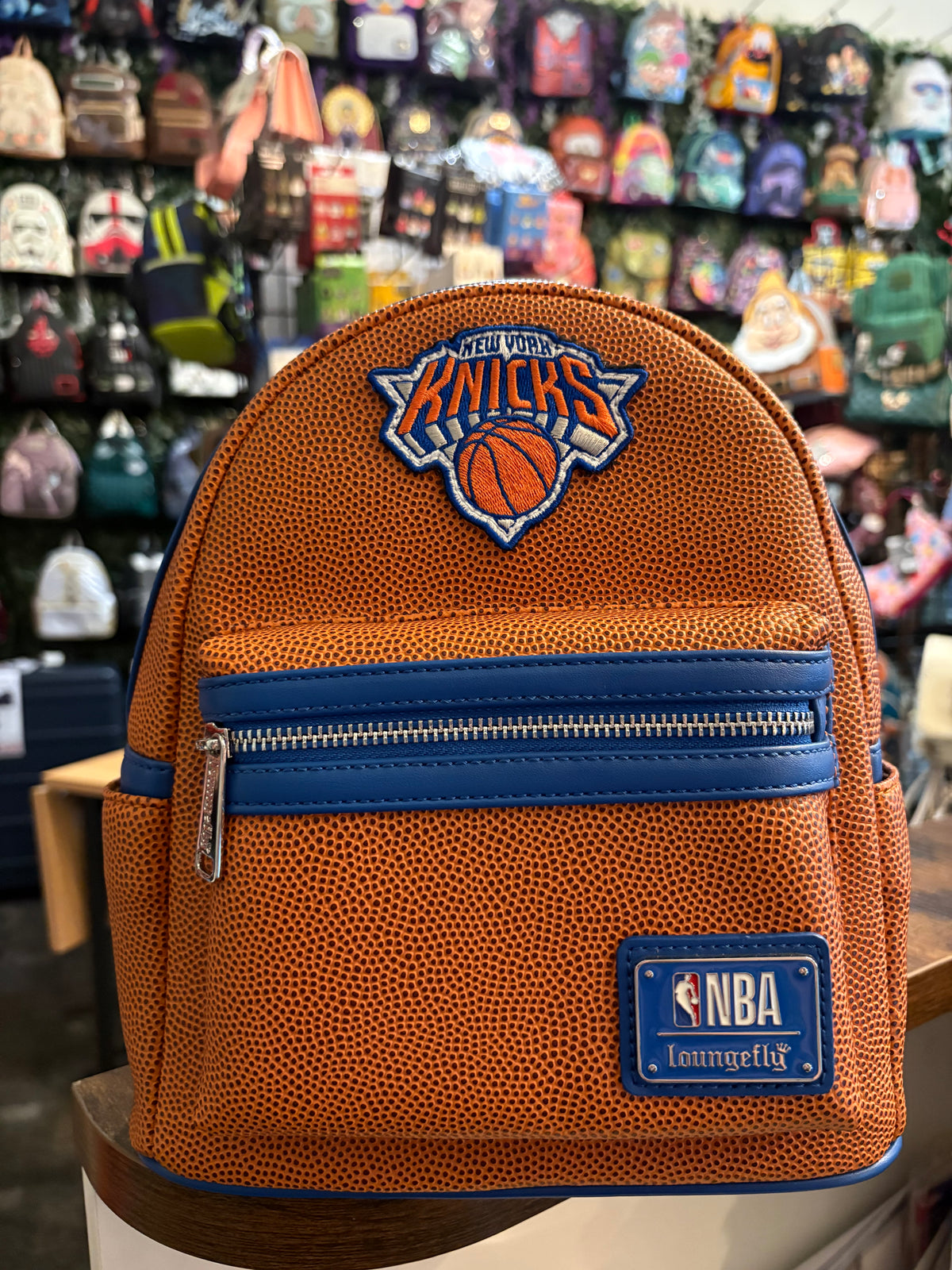 Loungefly NBA Knicks Basketball Mini Backpack