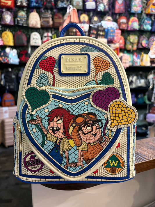 Loungefly UP Carl and Ellie Tile Mini Backpack