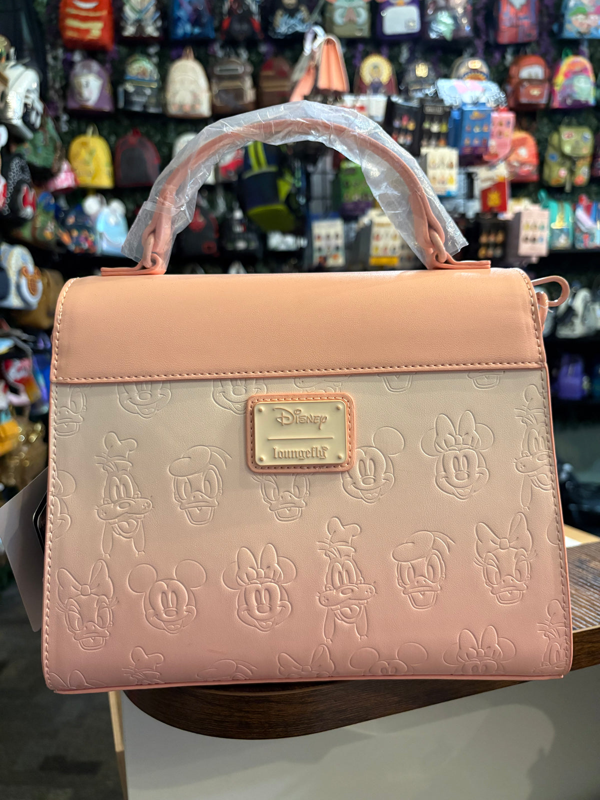 Loungefly Disney Mickey & Friends Crossbody Blush pink