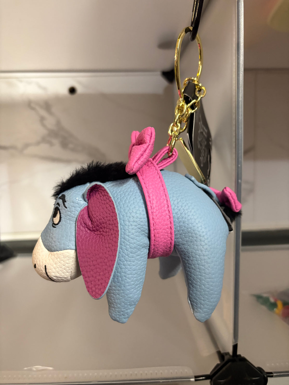 LoungeflyDisney Winnie the Pooh Eeyore bow figural bag Charm