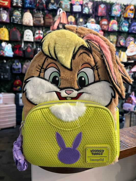 Loungefly Looney Tunes Lola Bunny Plush Mini Backpack
