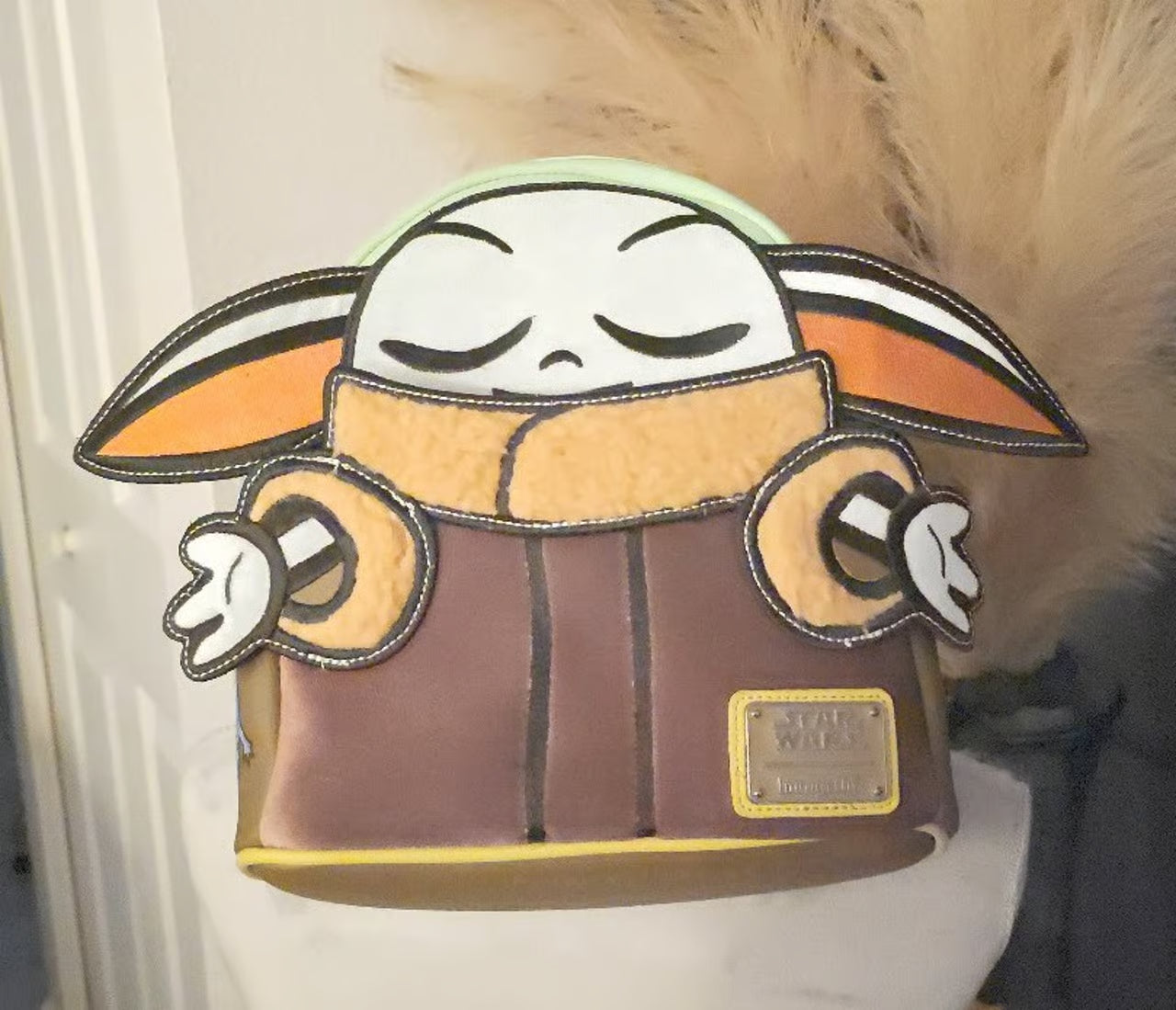 Loungefly Disney Parks Star Wars Mandalorian Grogu Mini Backpack