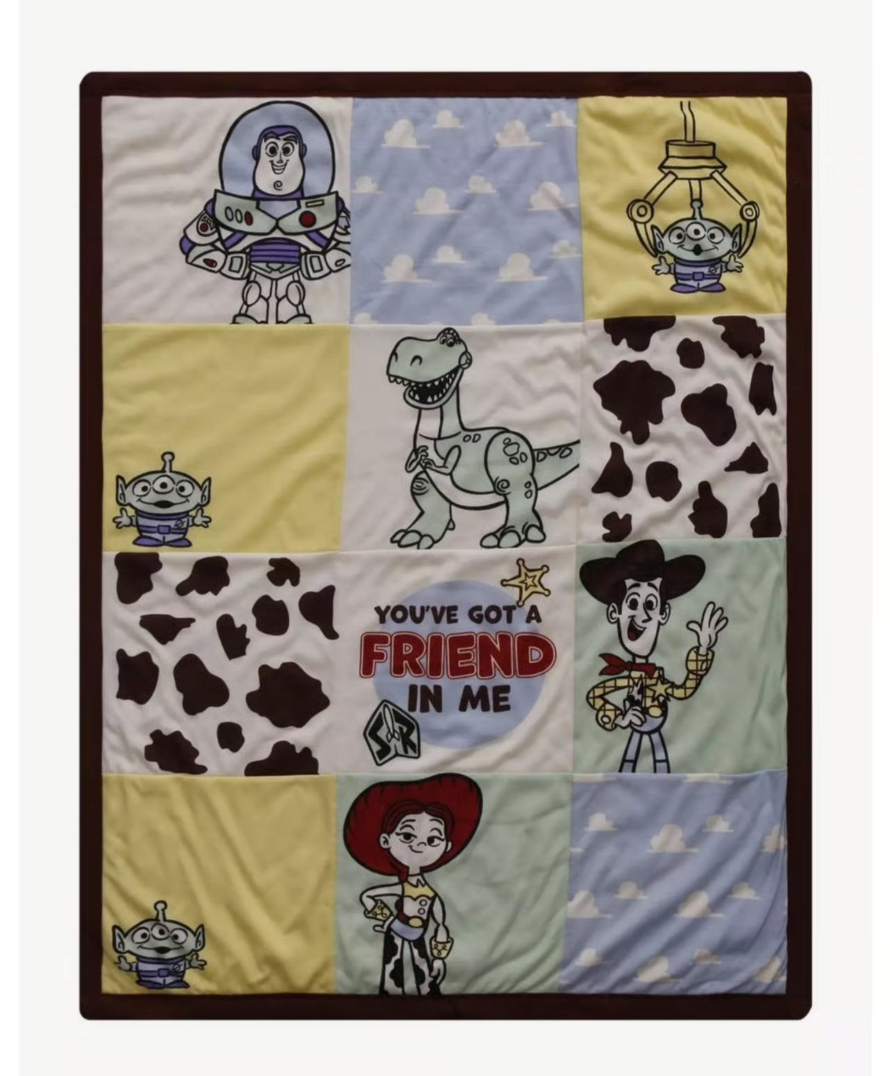 Toy Story Western Quilted Baby Blanket
