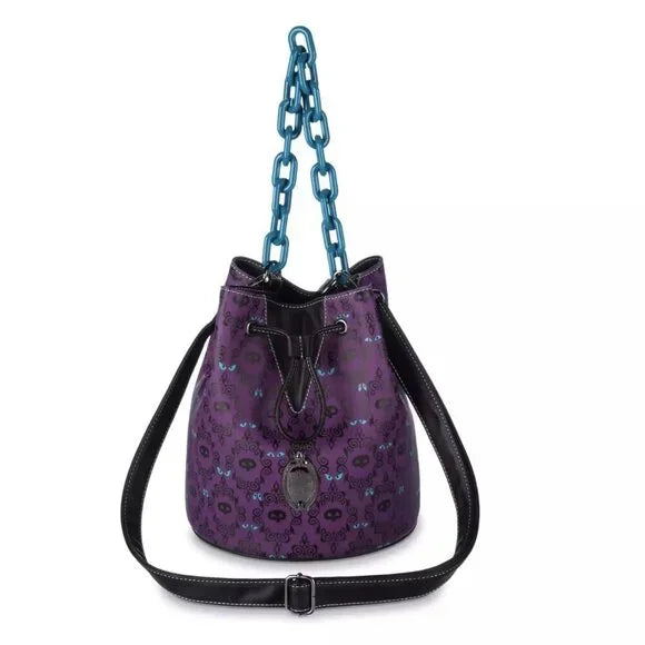 Loungefly Disney Haunted Mansion Bucket Crossbody Bag - Glow in the Dark