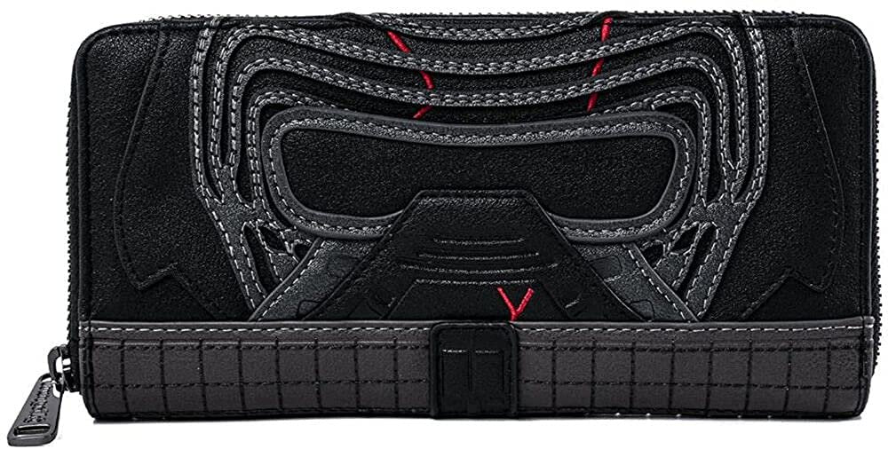 Loungefly Star Wars Kylo Ren Cosplay Faux Leather Zip Around Wallet
