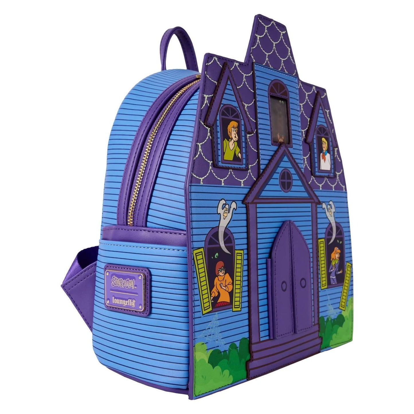 Loungefly Warner Brothers Scooby-Doo Mystery Inc. Haunted Mansion Lenticular Mini Backpack