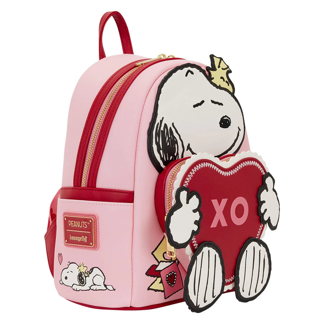 Loungefly Peanuts Snoopy Valentine's Day Mini Backpack