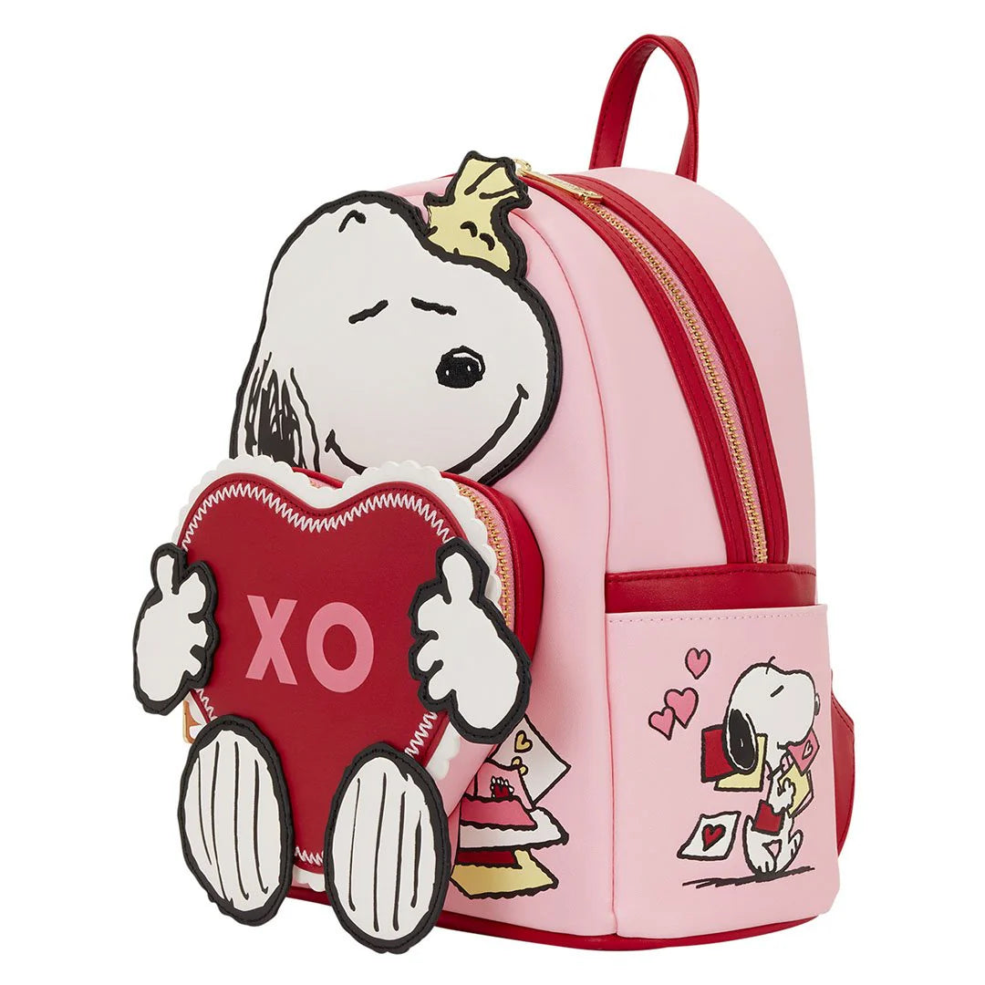 Loungefly Peanuts Snoopy Valentine's Day Mini Backpack