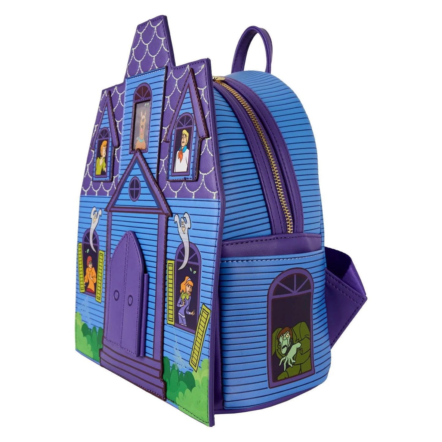 Loungefly Warner Brothers Scooby-Doo Mystery Inc. Haunted Mansion Lenticular Mini Backpack