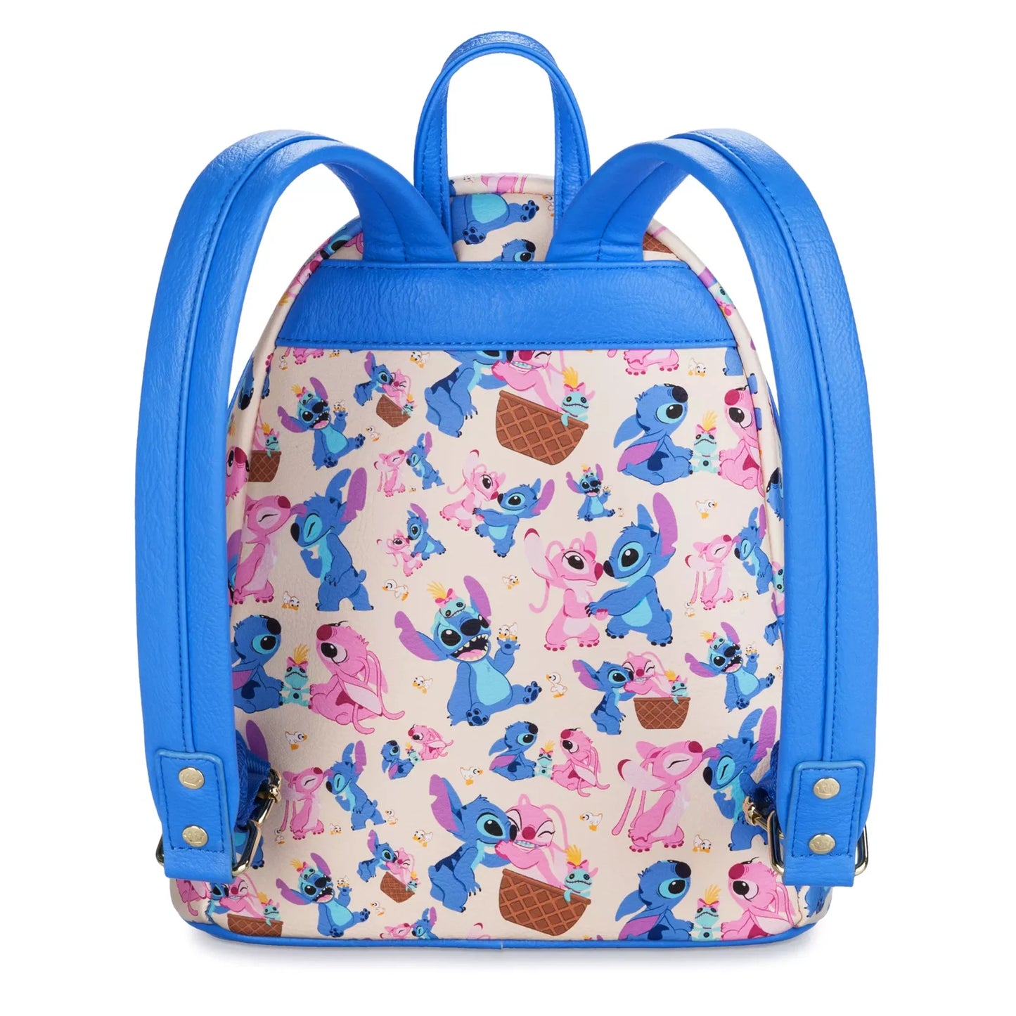 Loungefly Disney Parks Stitch & Angel AOP Mini Backpack