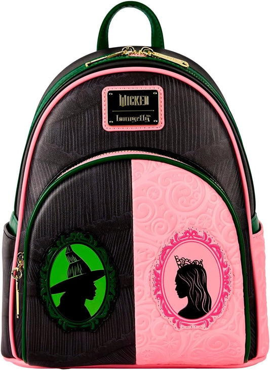 Loungefly Universal Wicked Pink & Green Mini Backpack - Elusive