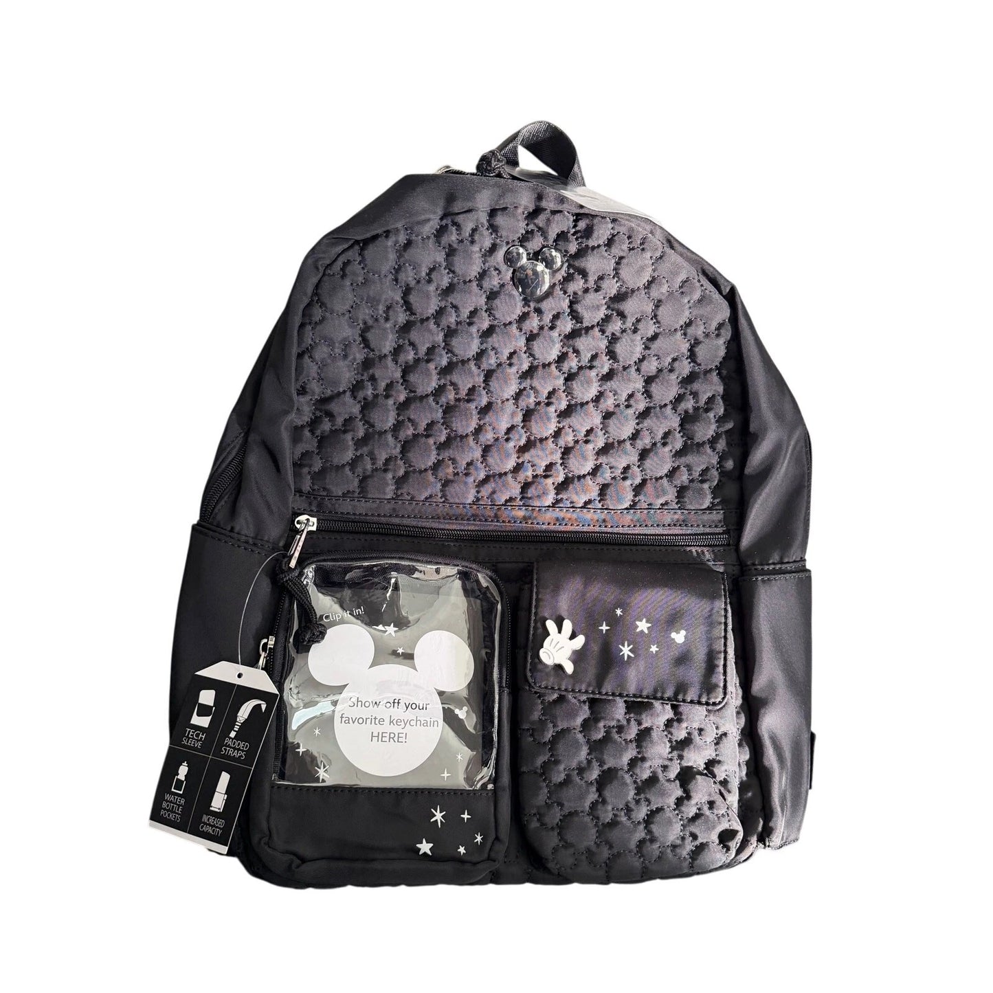 Disney Quilted Mickey Full-Size Backpack