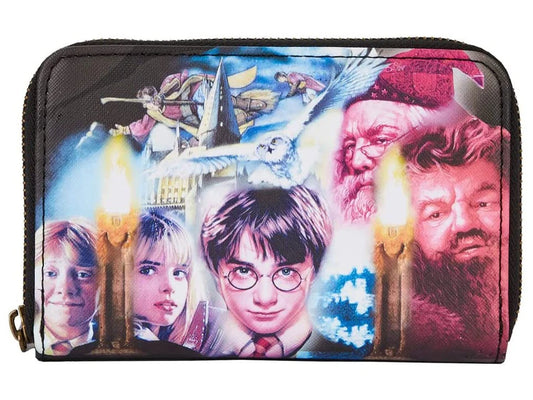 Loungefly Harry Potter Scorcerer's Stone Zip Around Wallet