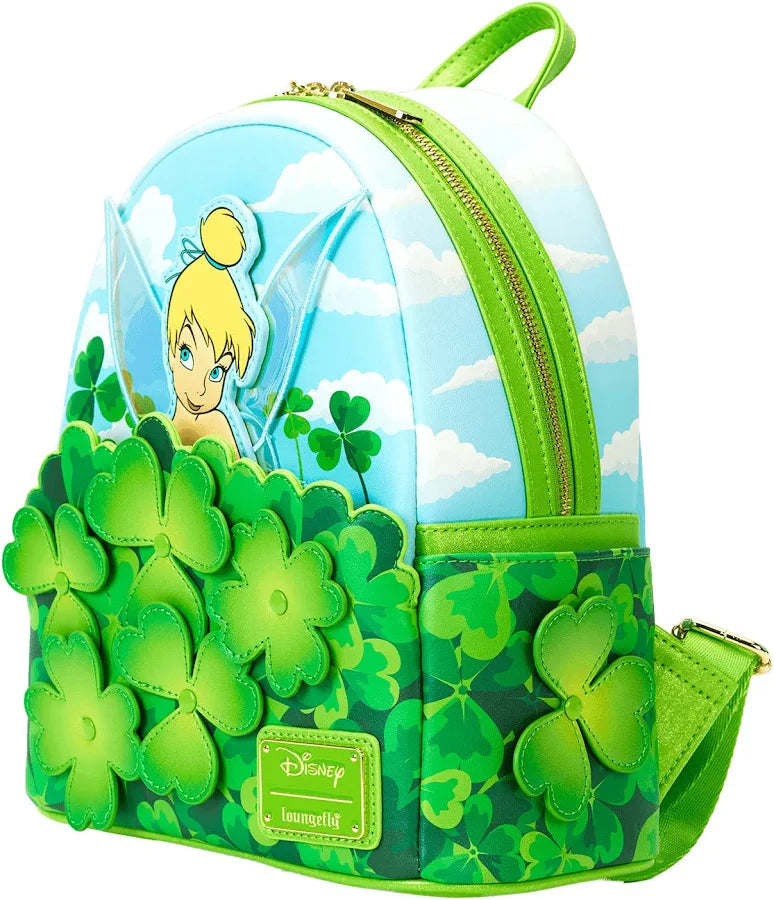 Loungefly Peter Pan Tinker Bell Exclusive Clover Mini Backpack