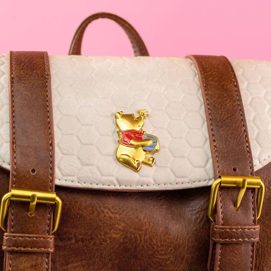 Loungefly Disney Winnie the Pooh Honeycomb Flap Mini Backpack