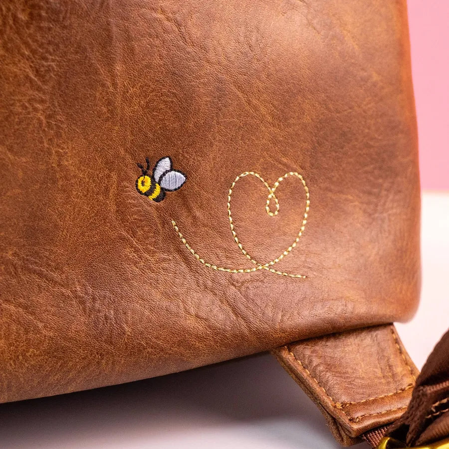 Loungefly Disney Winnie the Pooh Honeycomb Flap Mini Backpack