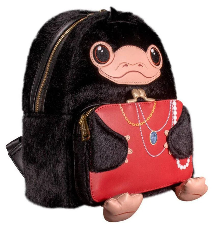 Loungefly Fantastic Beasts Niffler Plush Cosplay Mini Backpack
